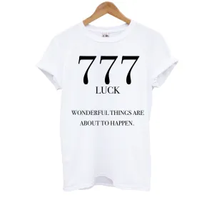 777 - Angel Numbers Kids T-Shirt