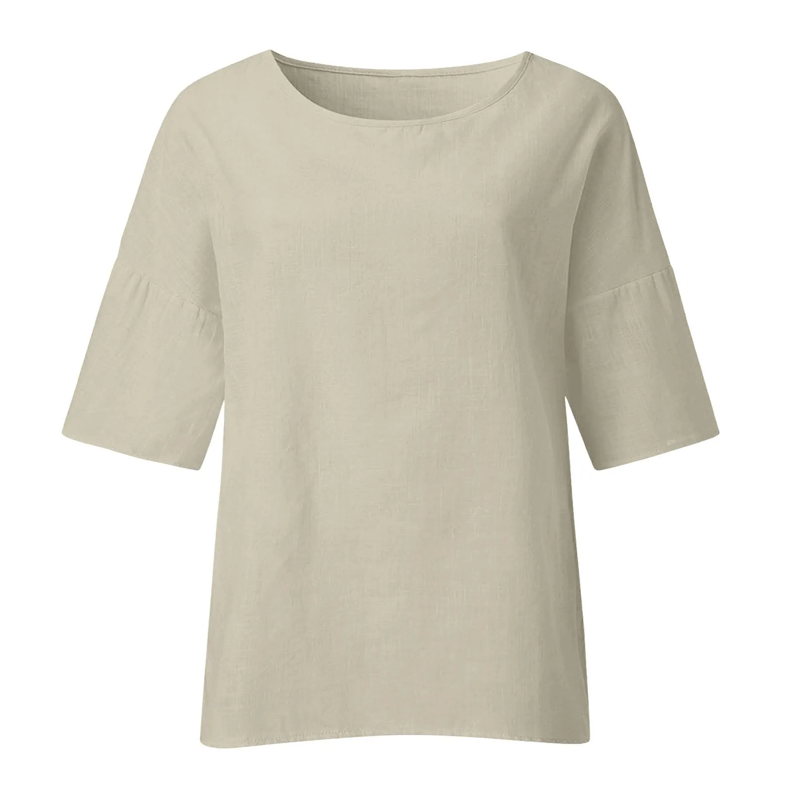 Amazon Haul Items Clearance Amazon Haul Items Haul Store Amazon Haul Store Amazon Haul Sale Clearance Linen Tunic Tops for Women Beige X-Large