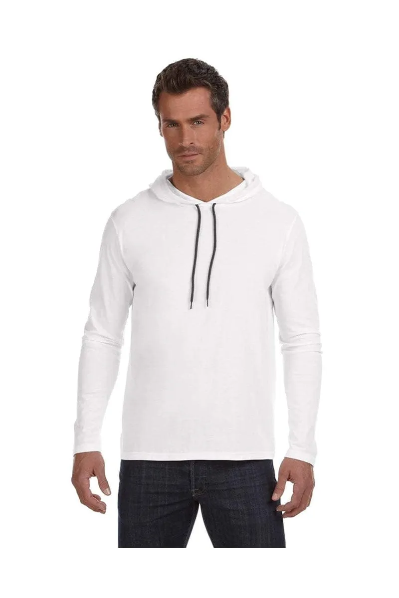 Anvil 987AN: Adult Lightweight Long-Sleeve Hooded T-Shirt