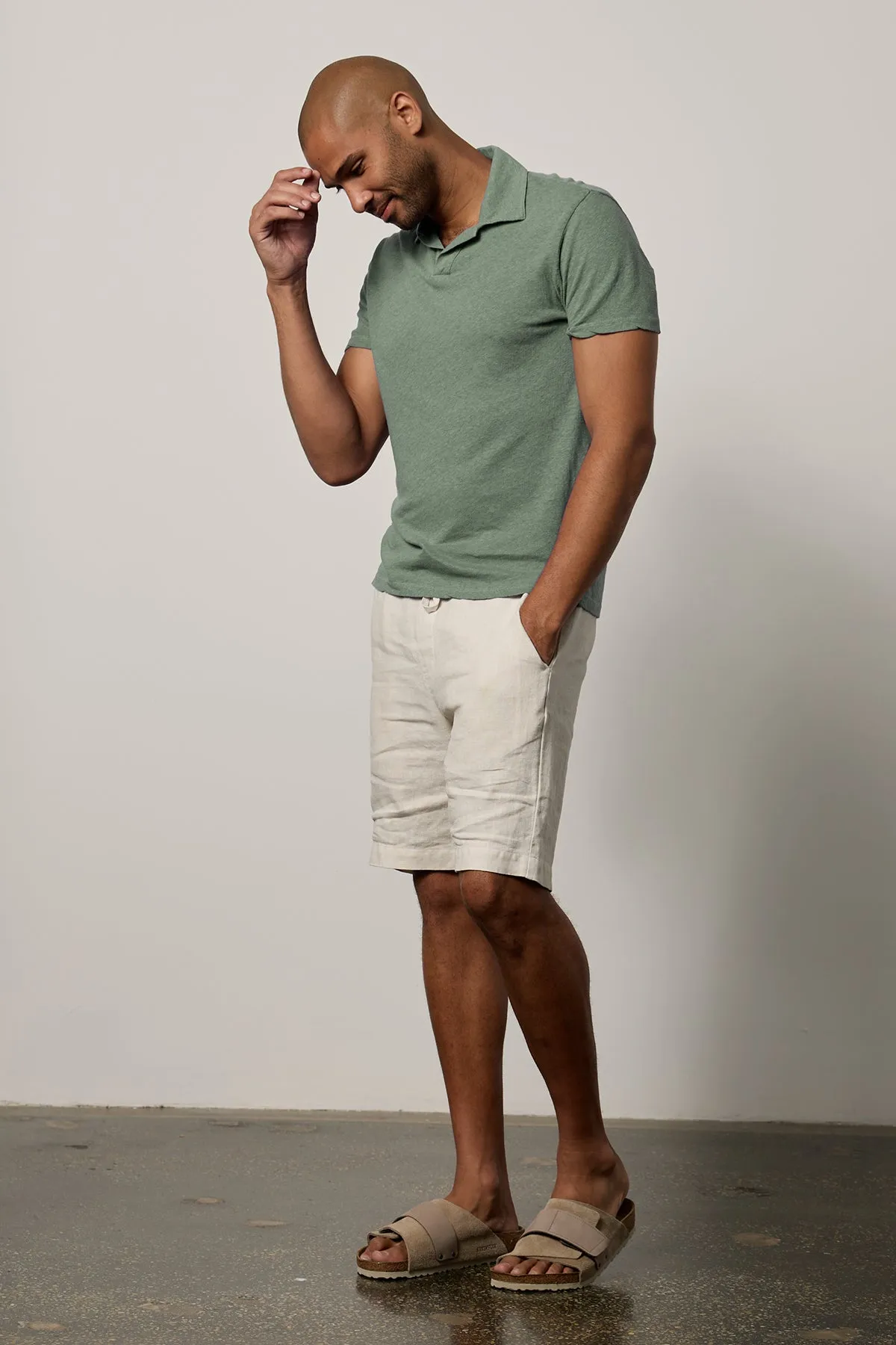 BECK LINEN BLEND POLO