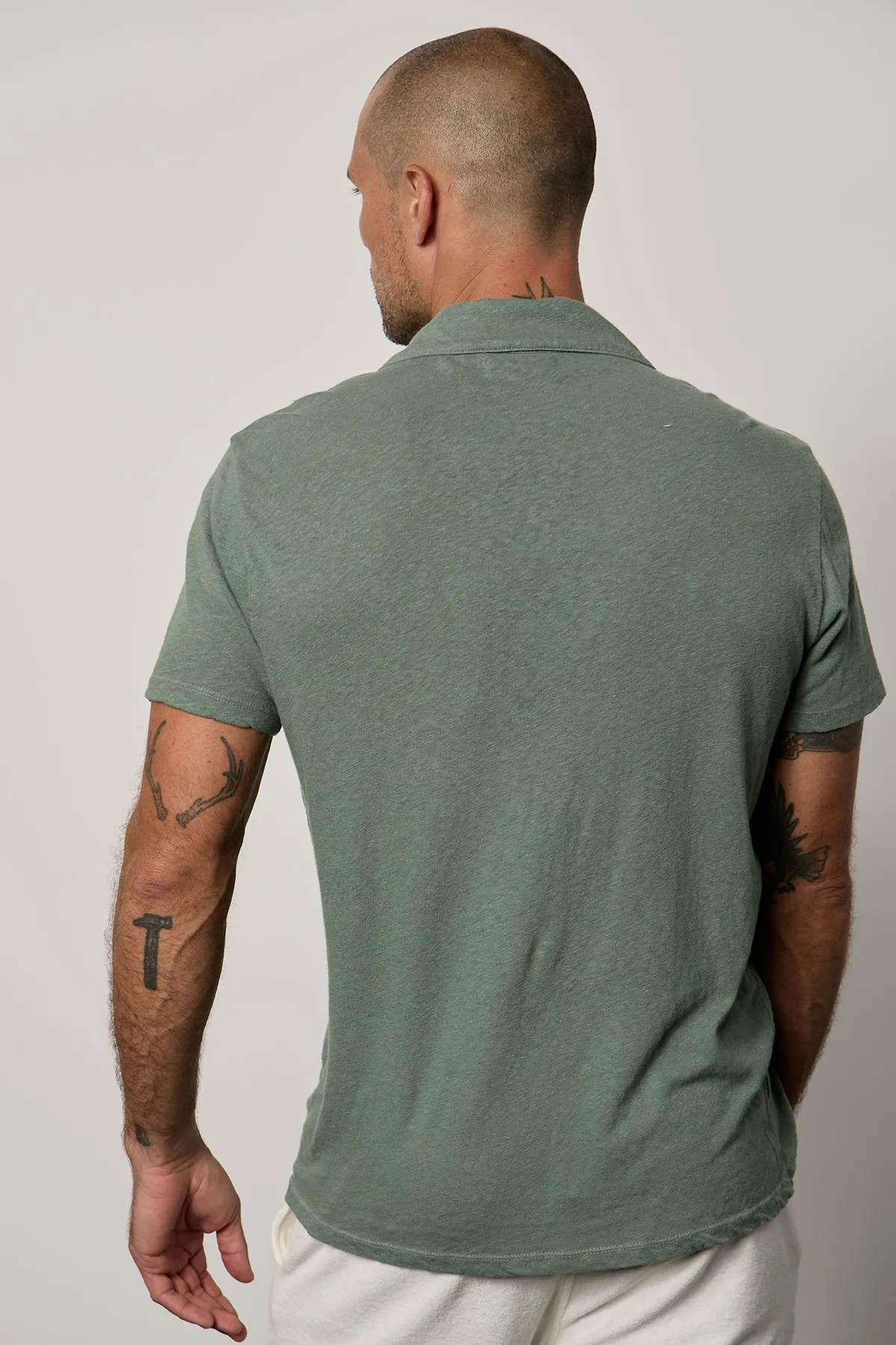 BECK LINEN BLEND POLO