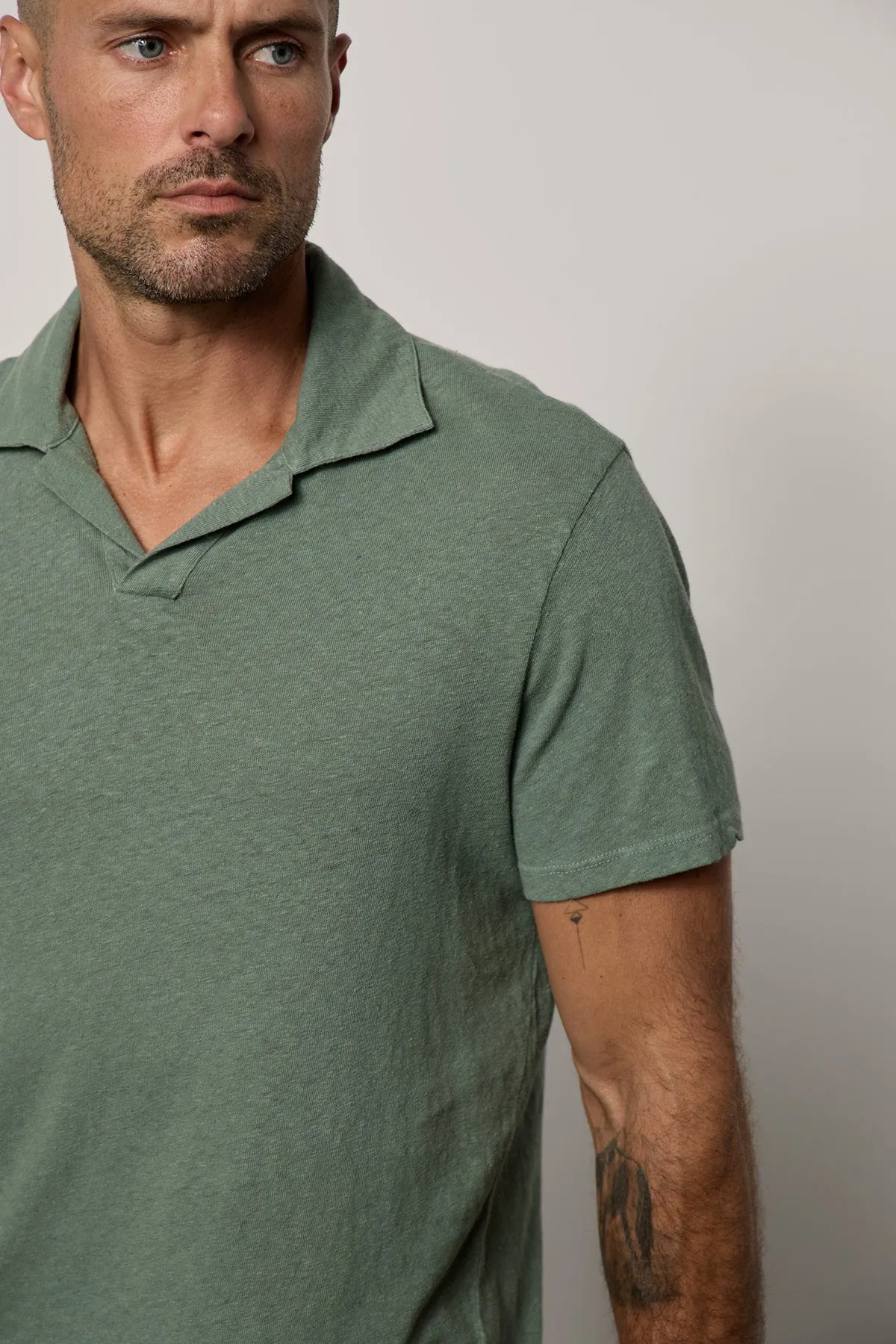 BECK LINEN BLEND POLO