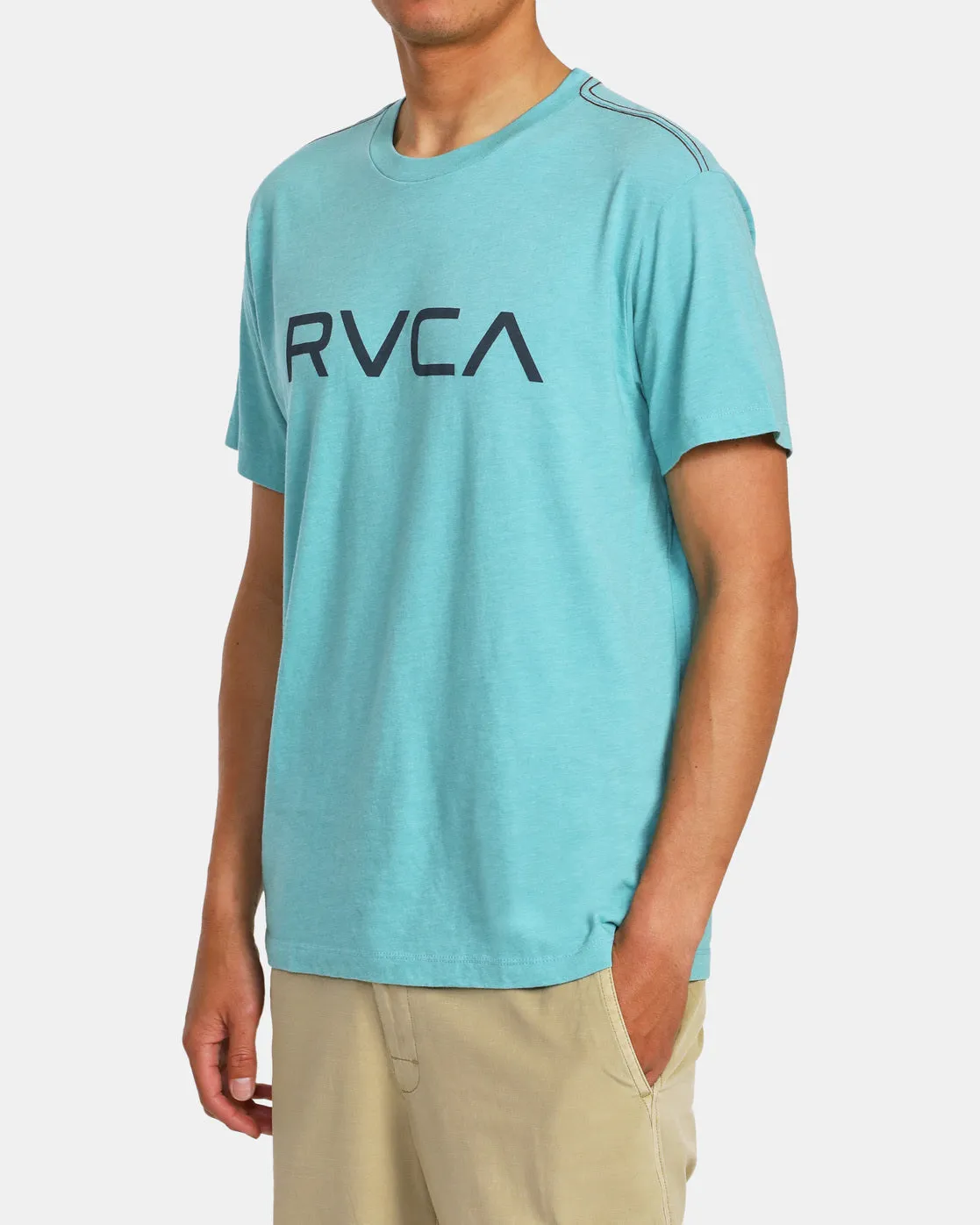 Big RVCA Short Sleeve T-Shirt - Bermuda Blue