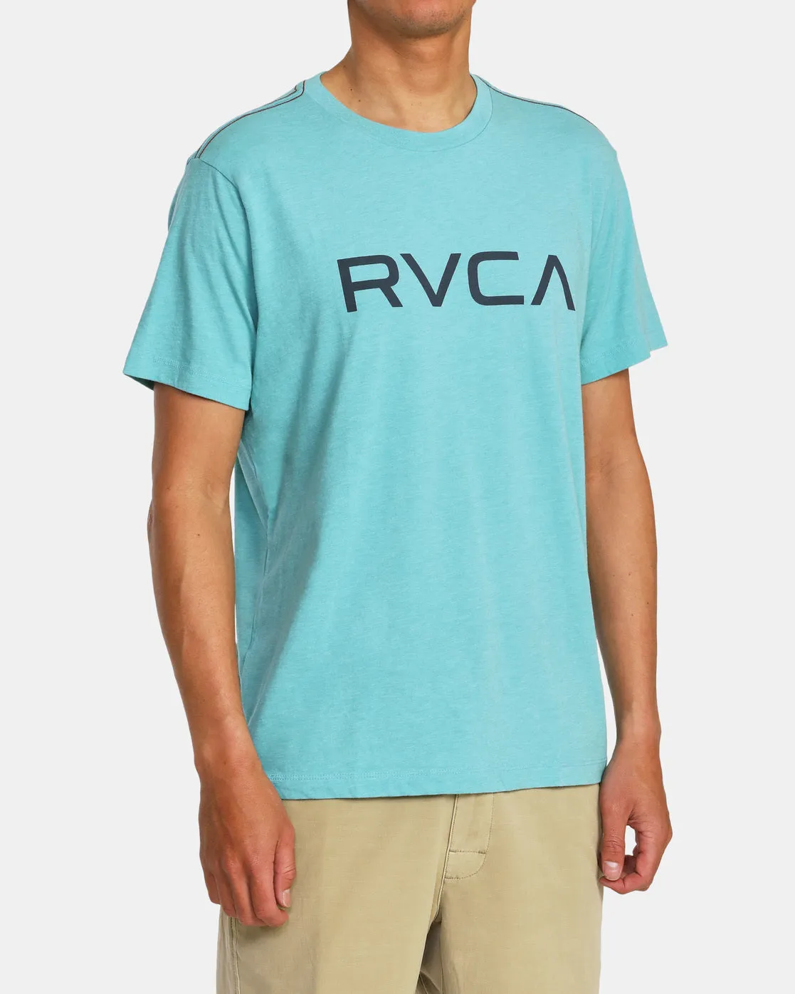 Big RVCA Short Sleeve T-Shirt - Bermuda Blue