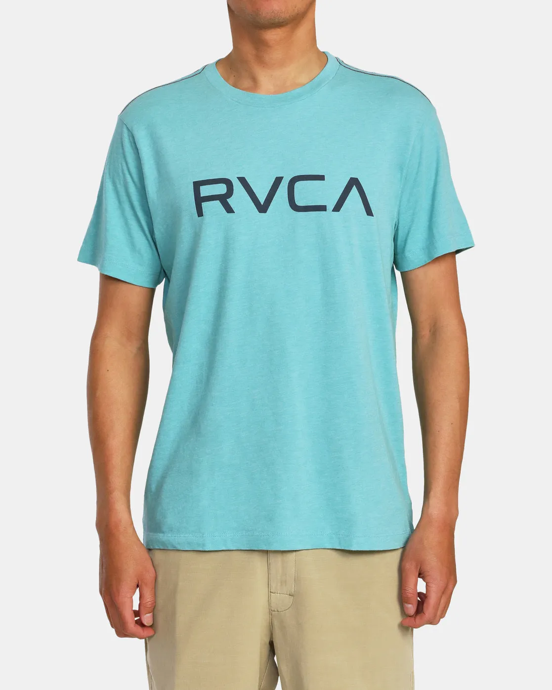 Big RVCA Short Sleeve T-Shirt - Bermuda Blue