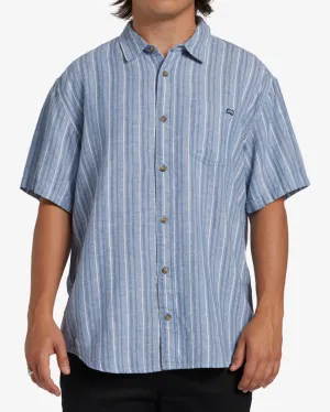 Billabong Mens All Day Stripe Short Sleeve Shirt