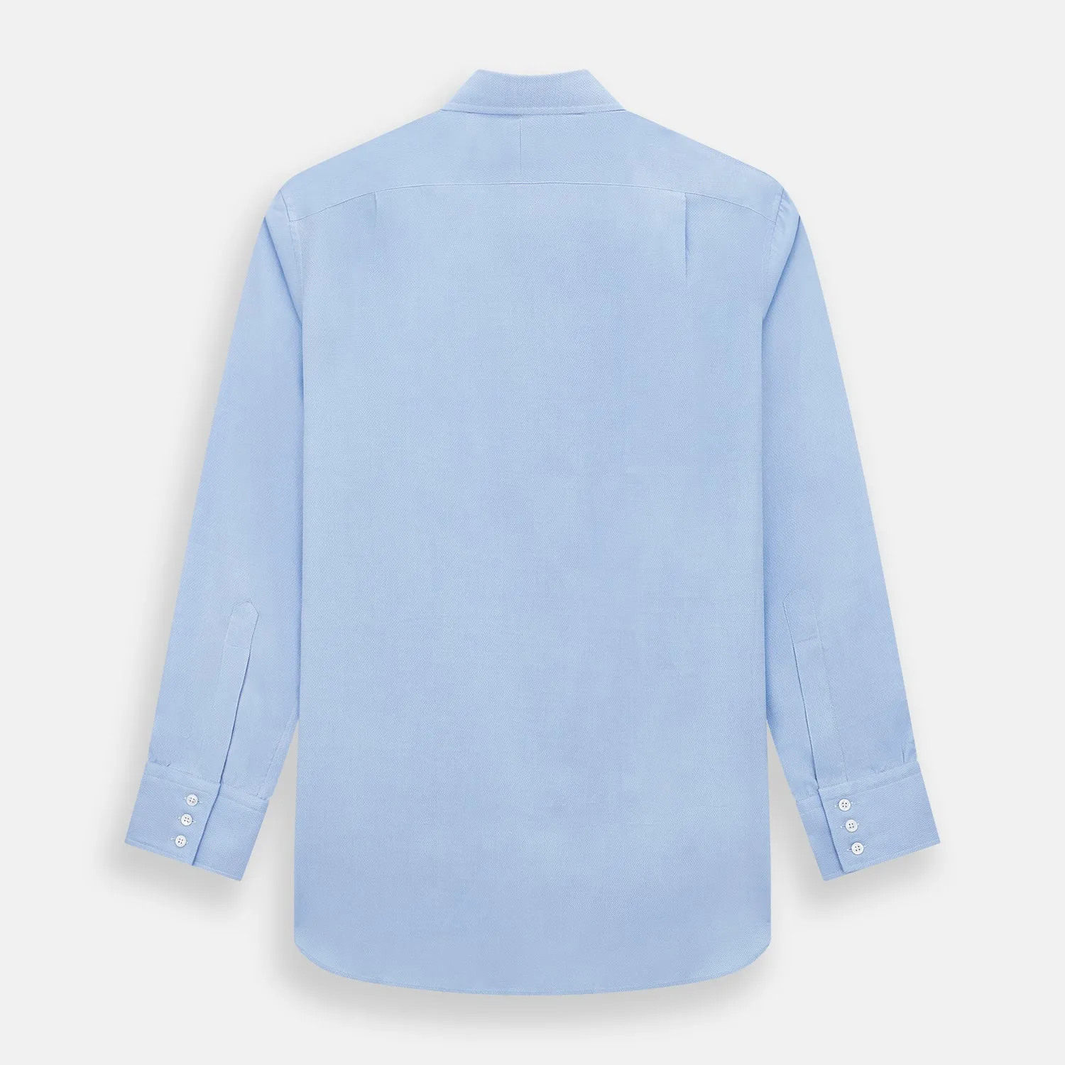 Blue Herringbone Mayfair Shirt