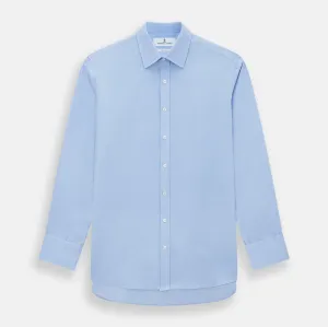 Blue Herringbone Mayfair Shirt