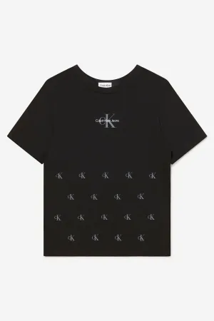 Calvin Klein Boys Repeated Monogram T-Shirt