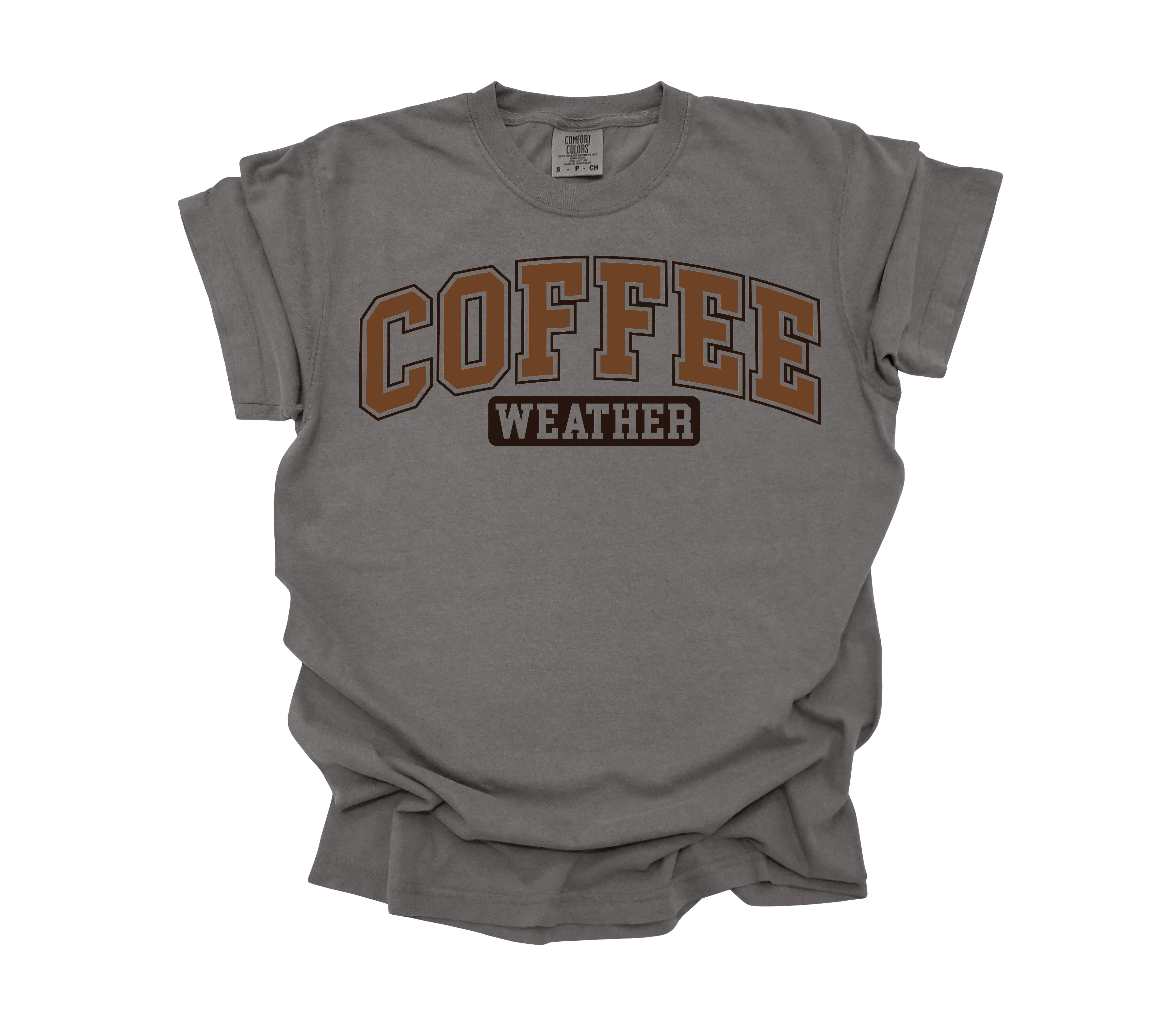 Coffee Weather - Adult Graphic Comfort Colors T-shirt