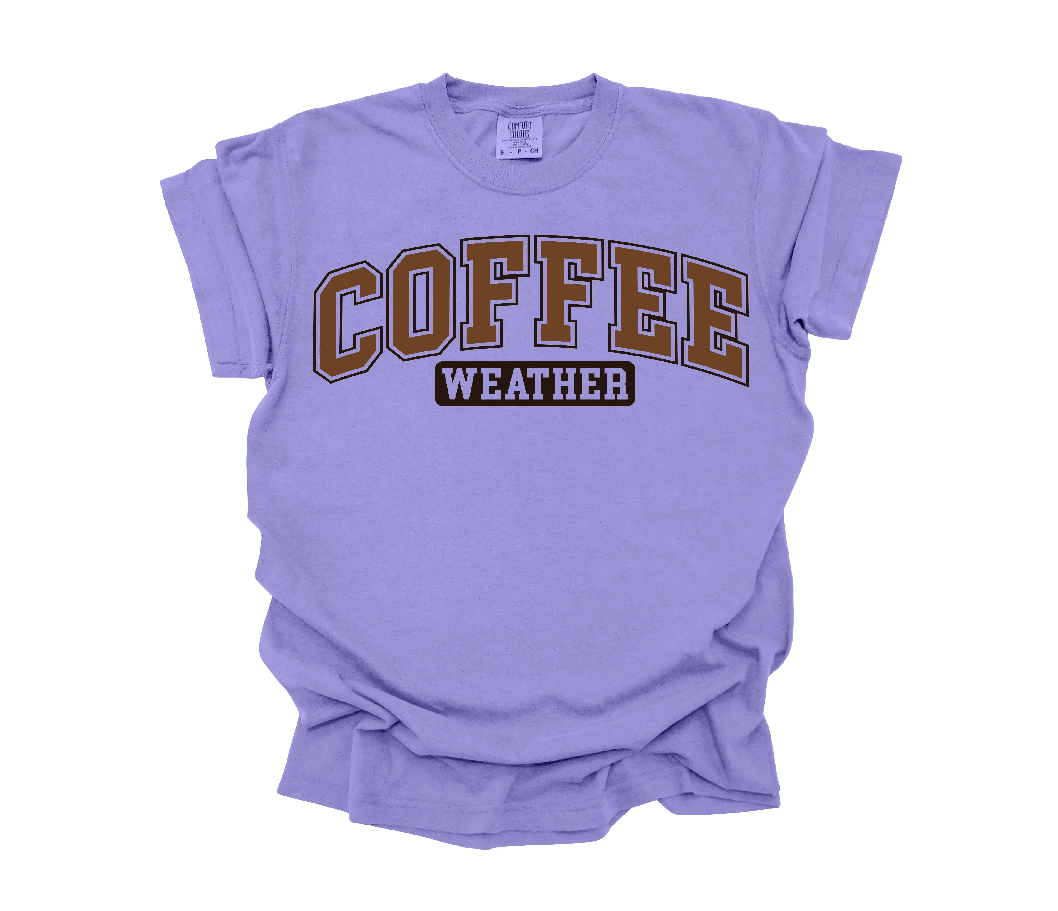 Coffee Weather - Adult Graphic Comfort Colors T-shirt