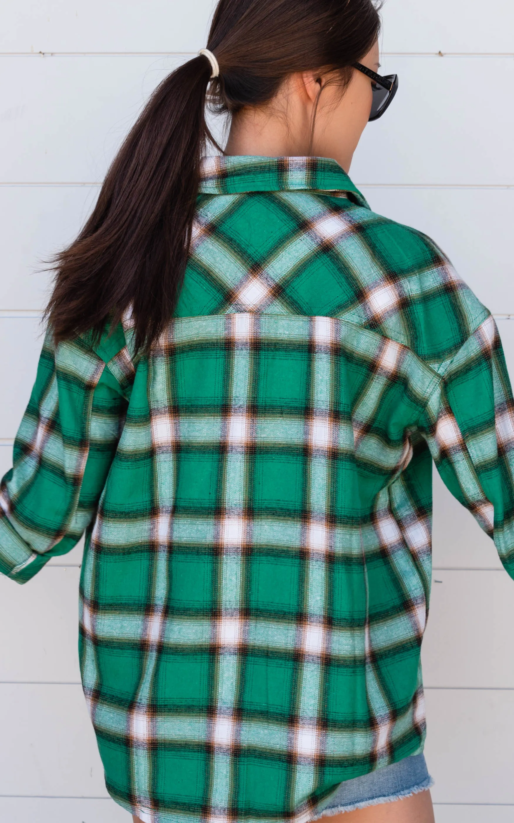 Concert Ready Plaid Top - Final Sale*