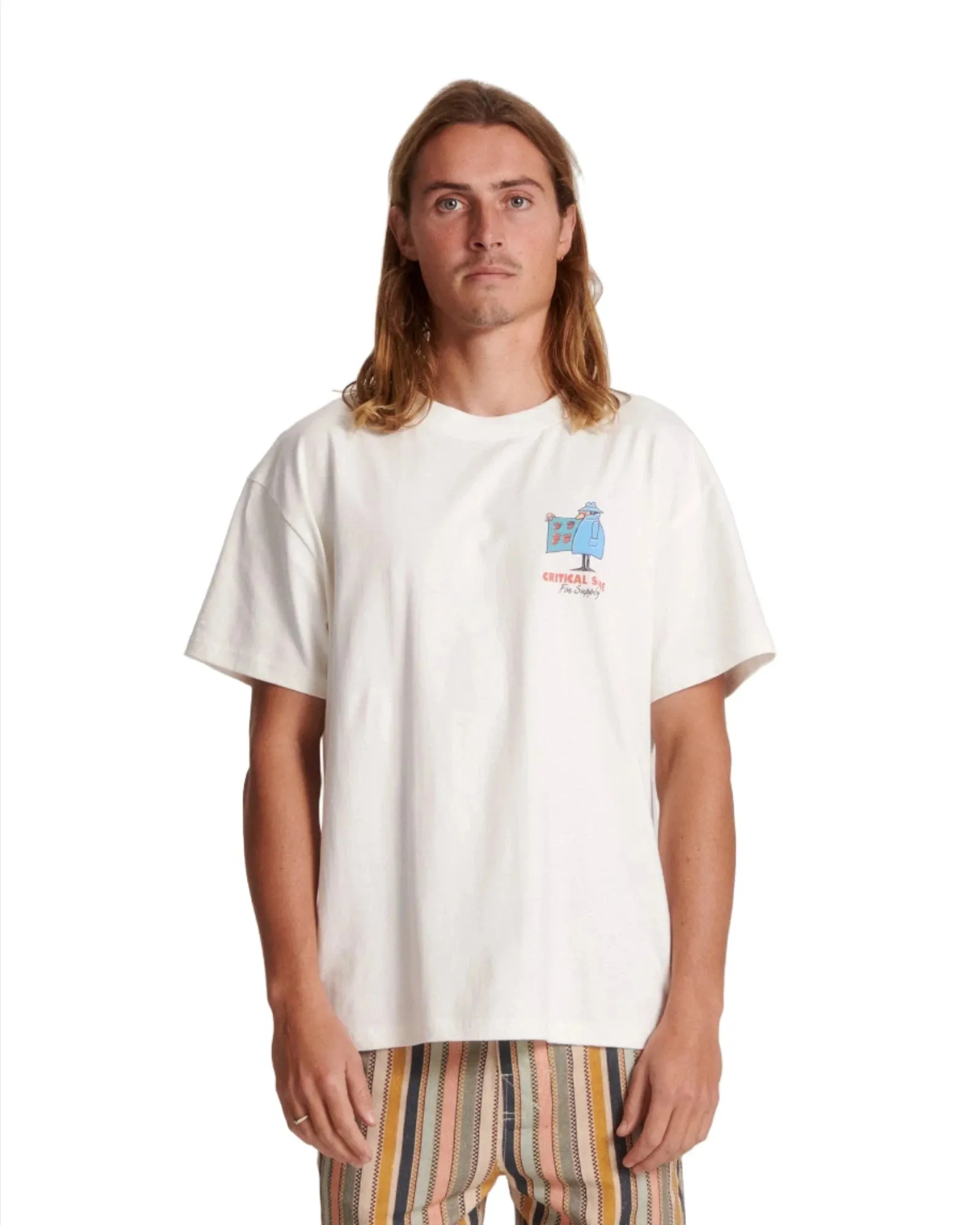 CRITICAL SLIDE Supply T-Shirt Vintage White