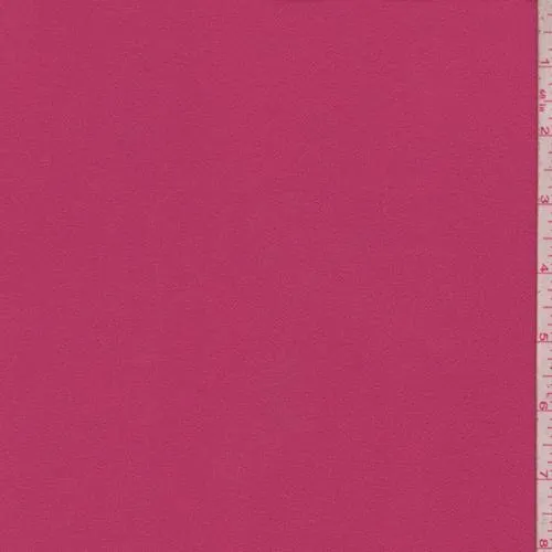 Deep Hot Pink Crepe Georgette Fabric