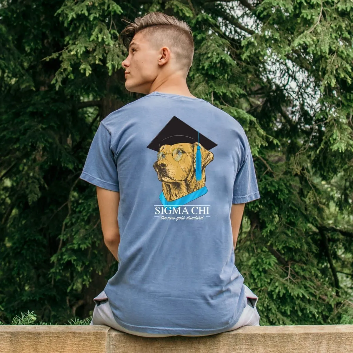 Delt Comfort Colors Retriever Grad Tee