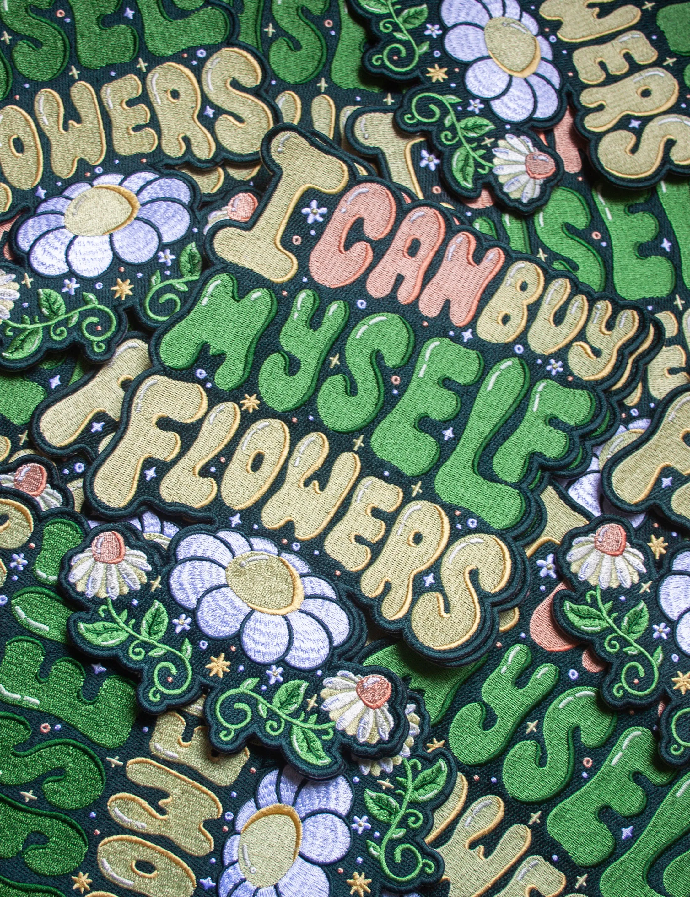 Flowers Back patch