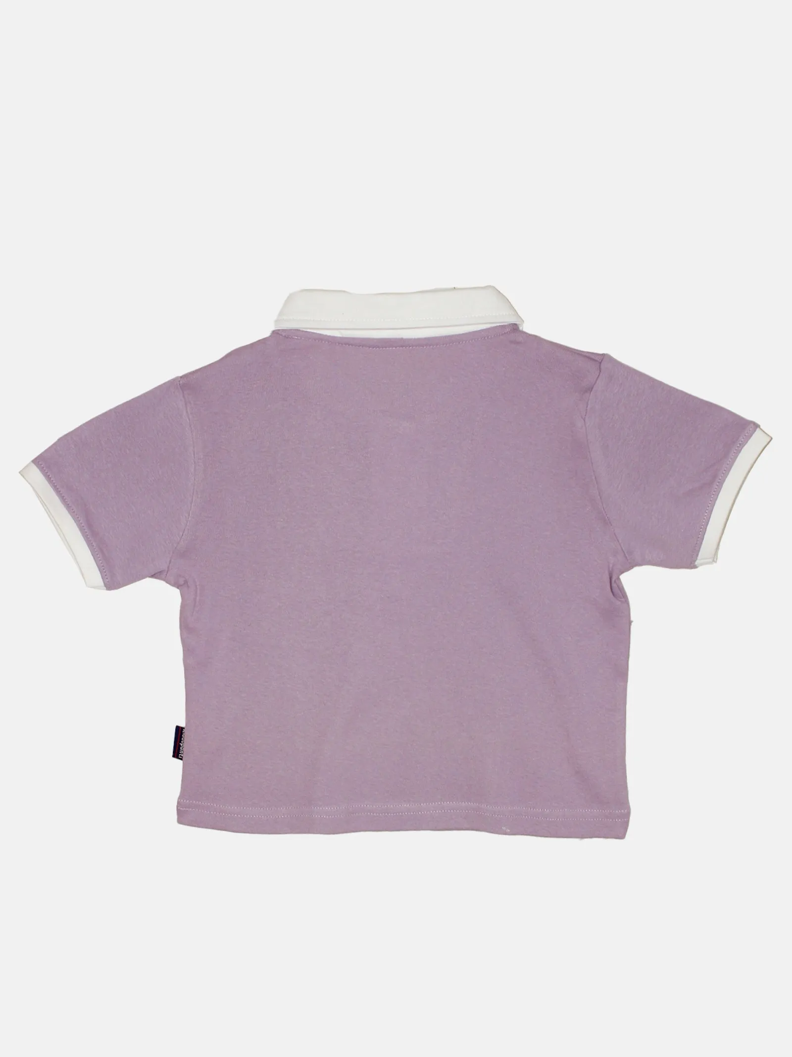 Girls Crop Length Polo Tee