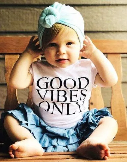 Good Vibes Only - Kid's   Toddler Onesies and Tees