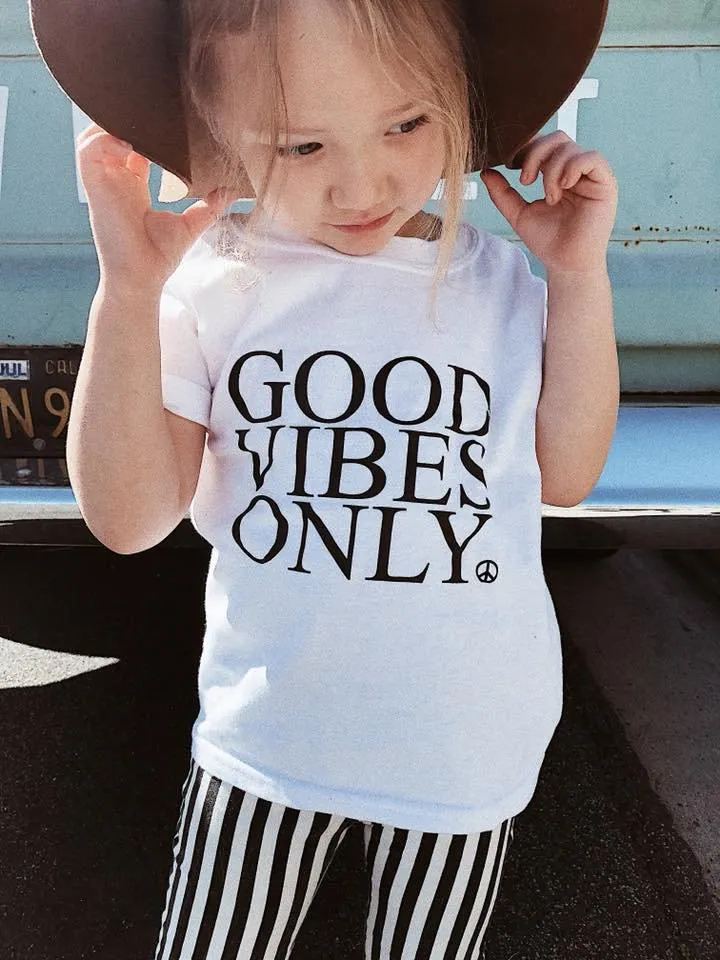 Good Vibes Only - Kid's   Toddler Onesies and Tees