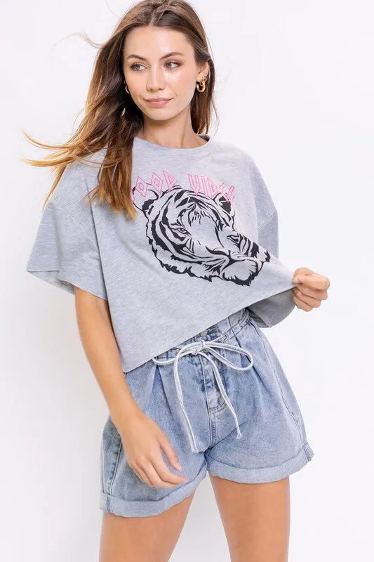 Good Vibes Tiger Graphic Tee