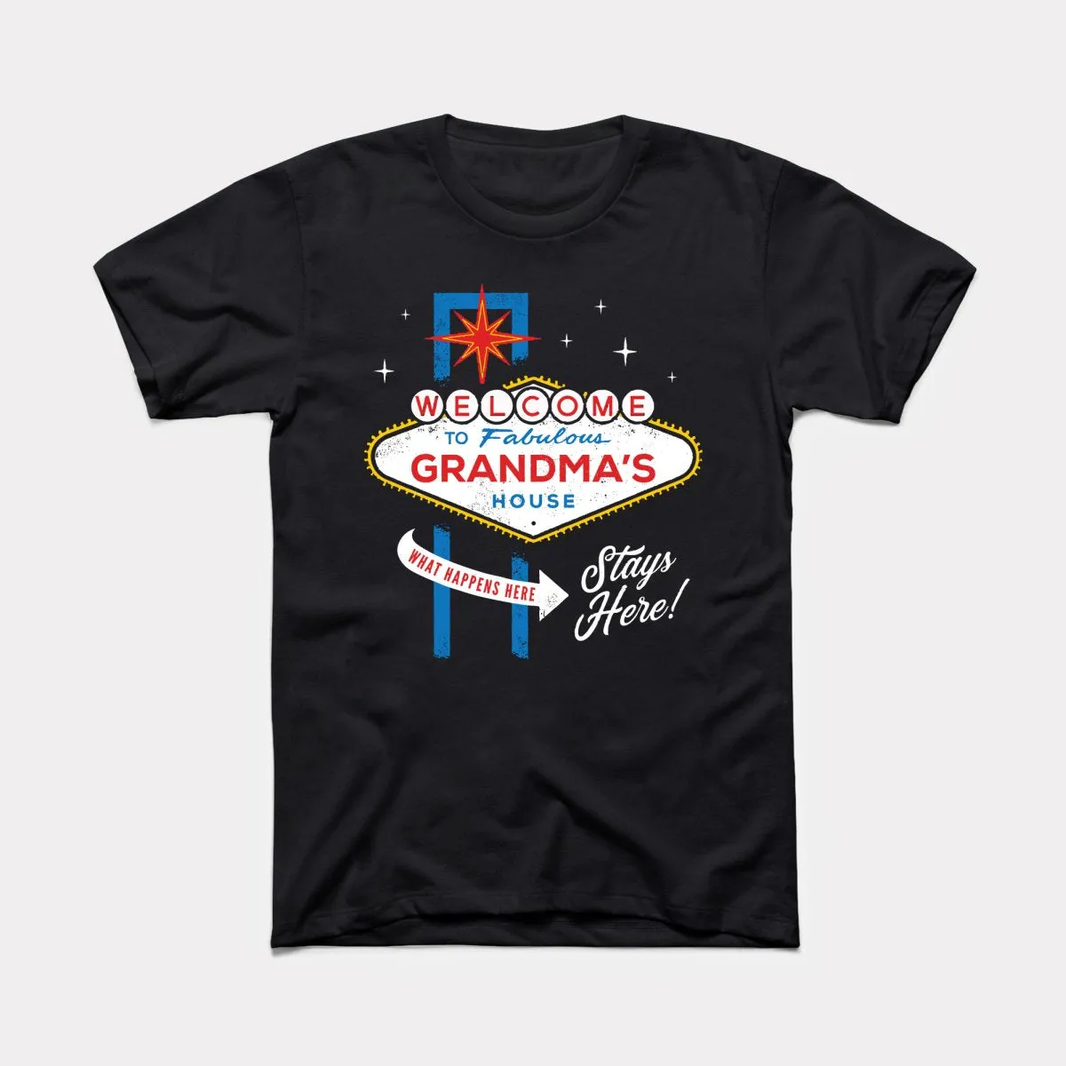 Grandma's Vegas Sign Adult Unisex Tee