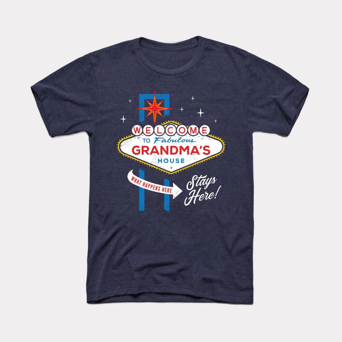 Grandma's Vegas Sign Adult Unisex Tee