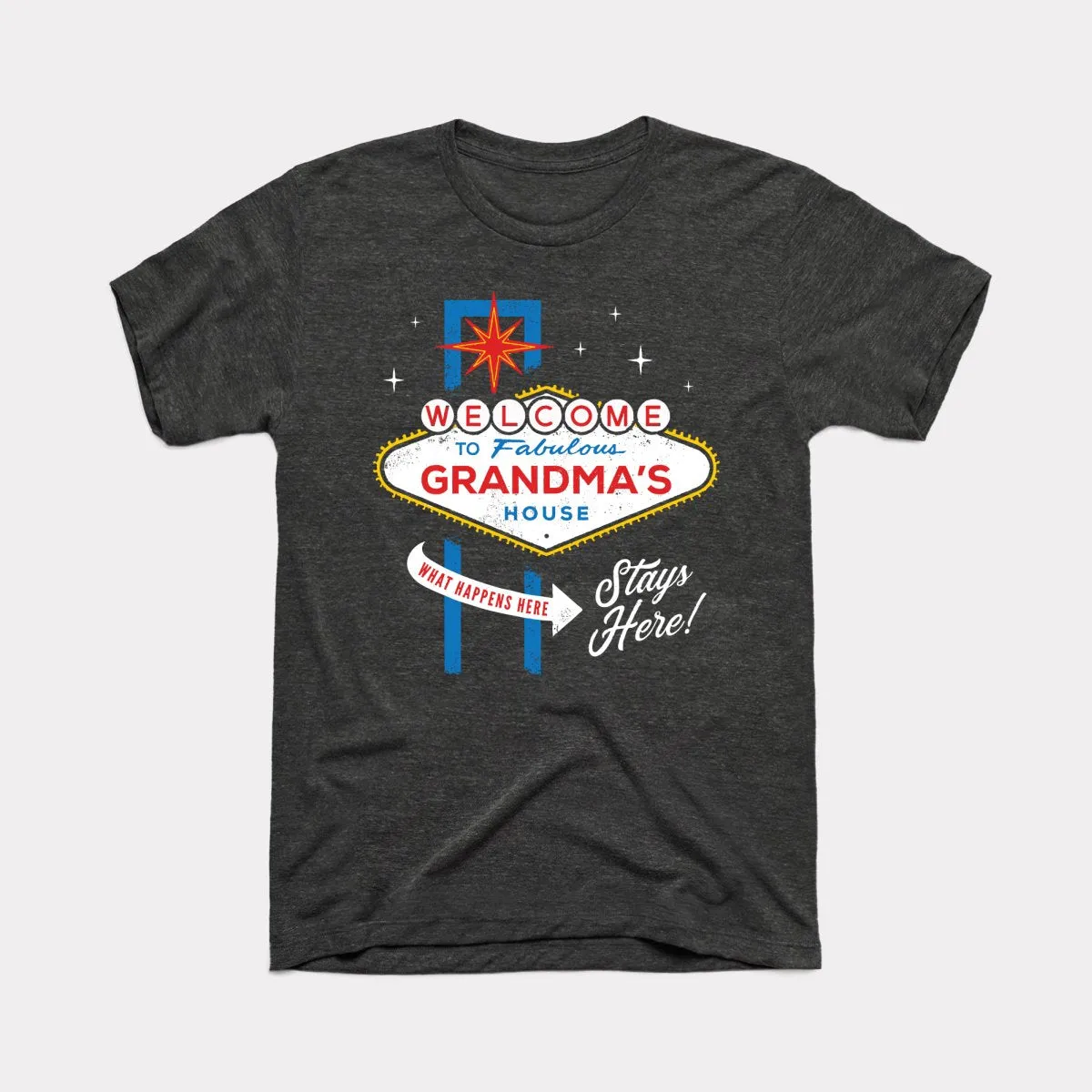 Grandma's Vegas Sign Adult Unisex Tee