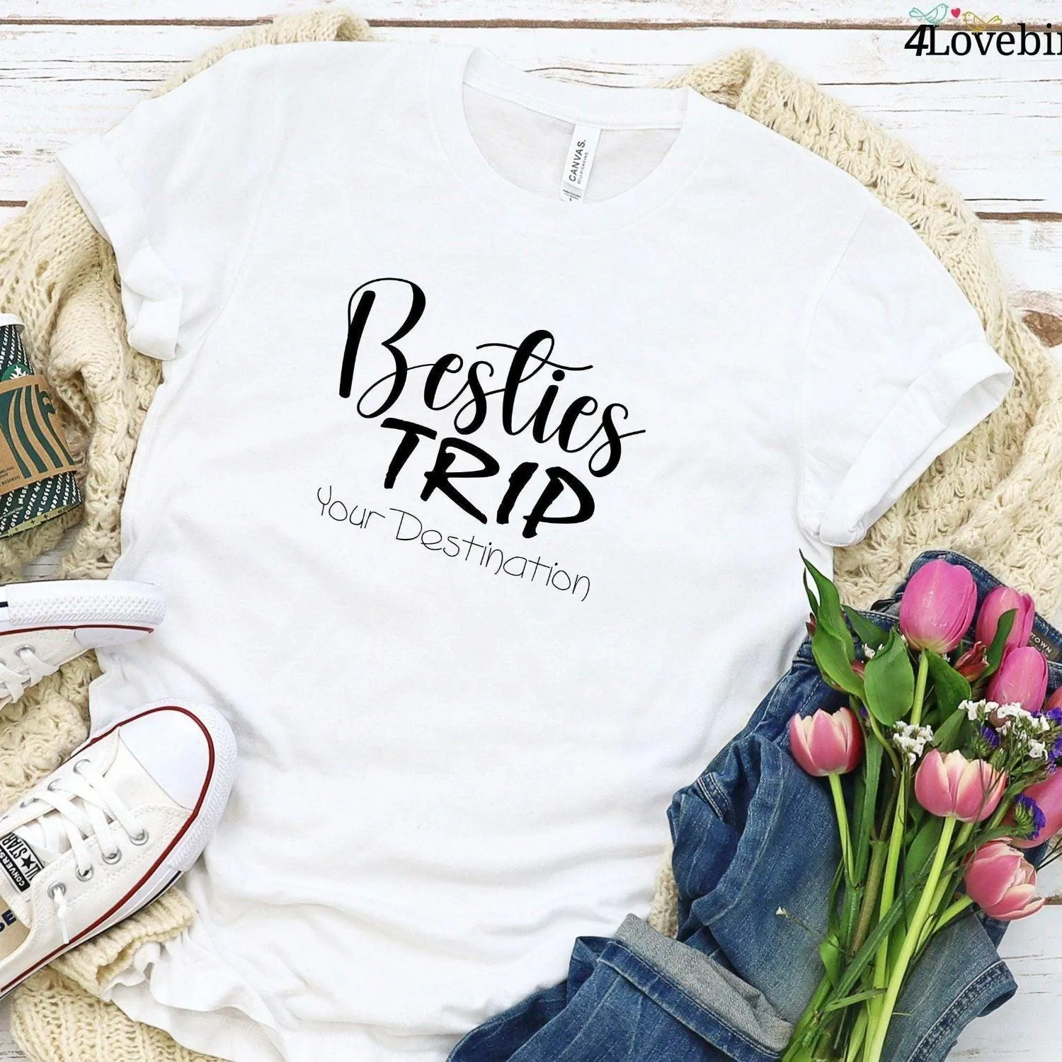 Group Matching Outfit: Bestie Trip, Travel Attire, Road Adventure, Friends Trip, BFF Vacation, Girls' Weekend, Fab Gift Ideas