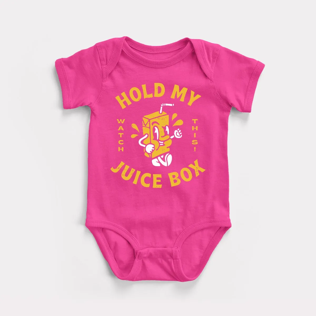 Hold My Juice Box Baby Bodysuit