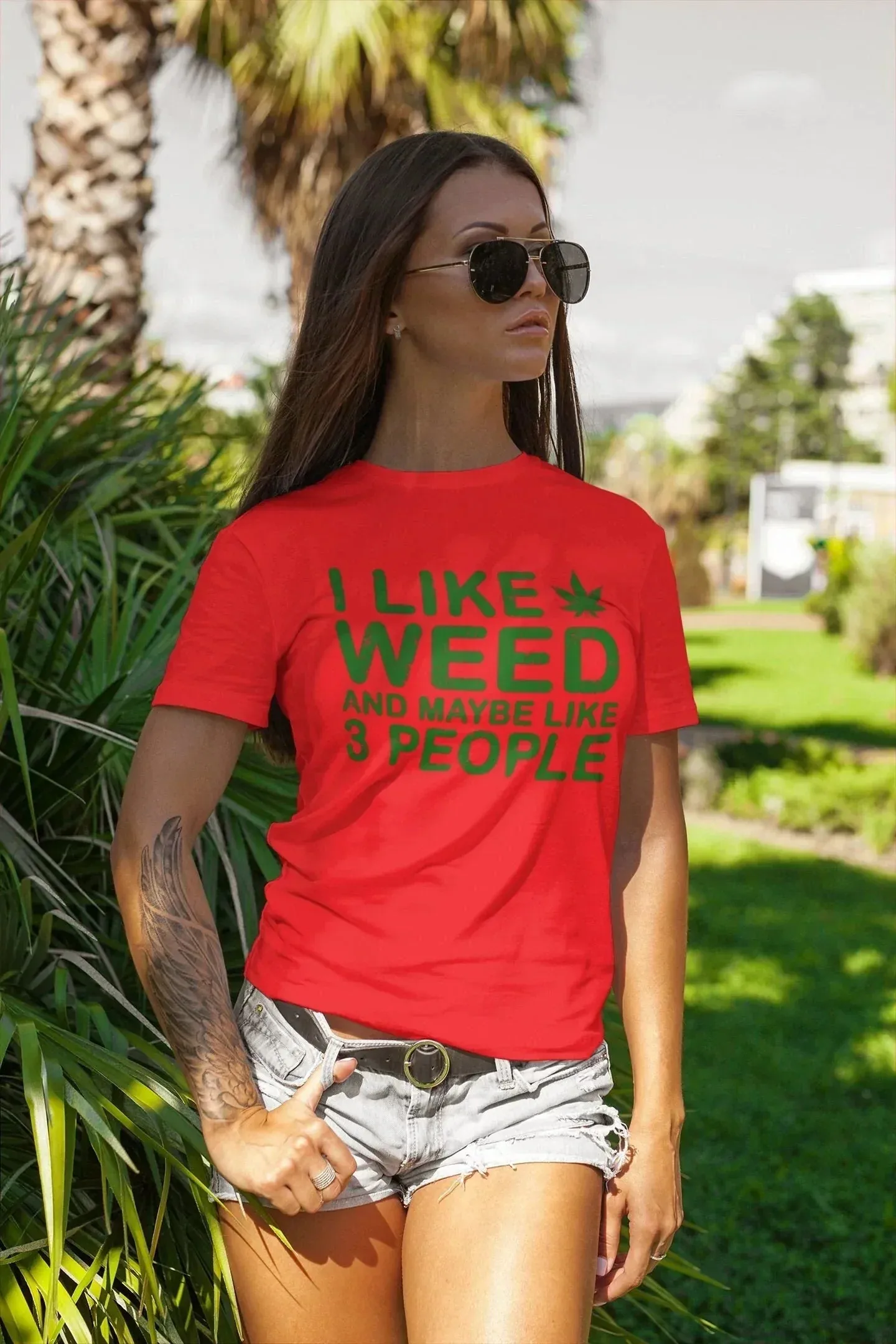 I Like Weed And Maybe 3 People, Stoner Shirt