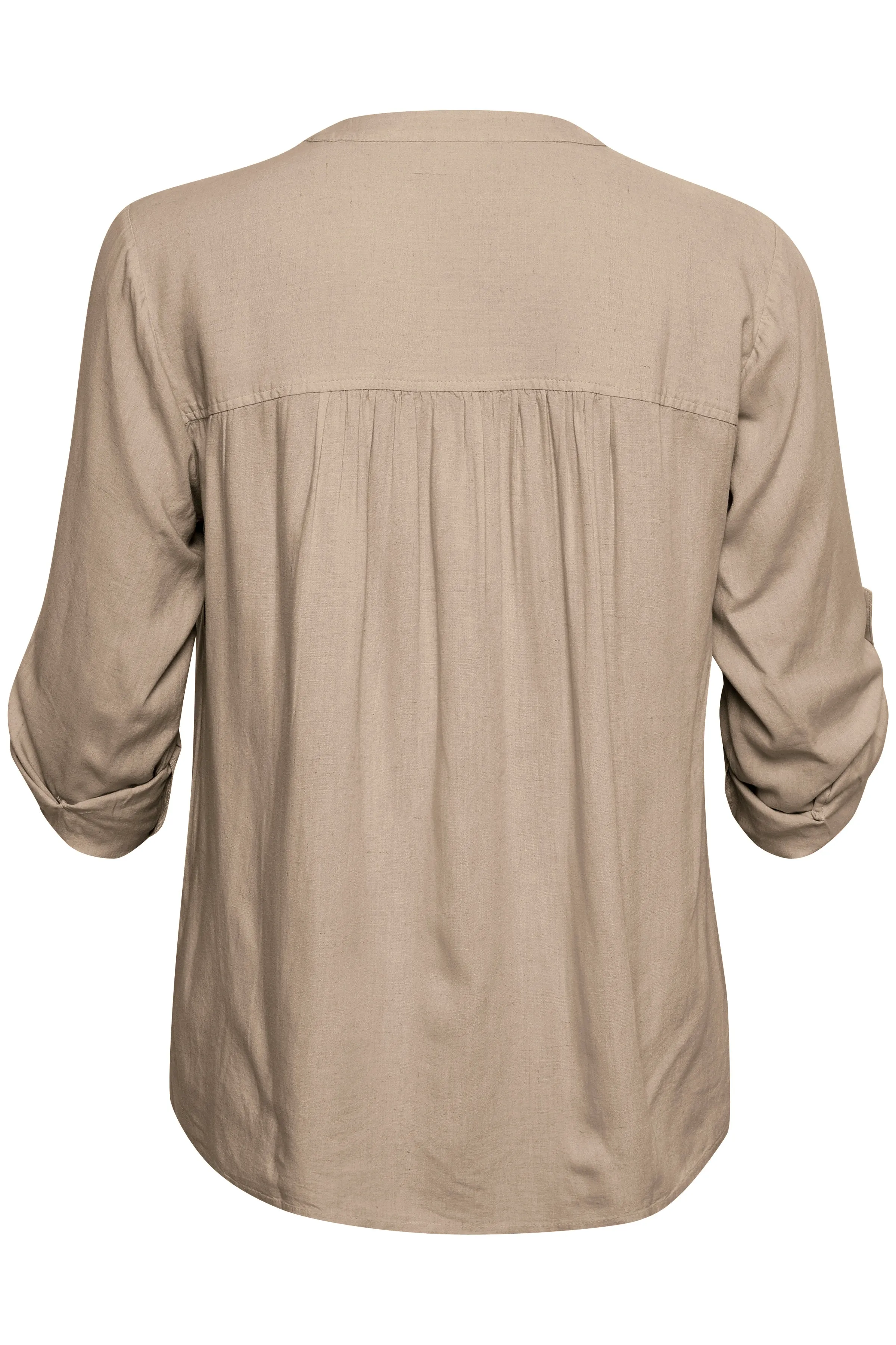 Kaffe Curve Millie Taupe Blouse