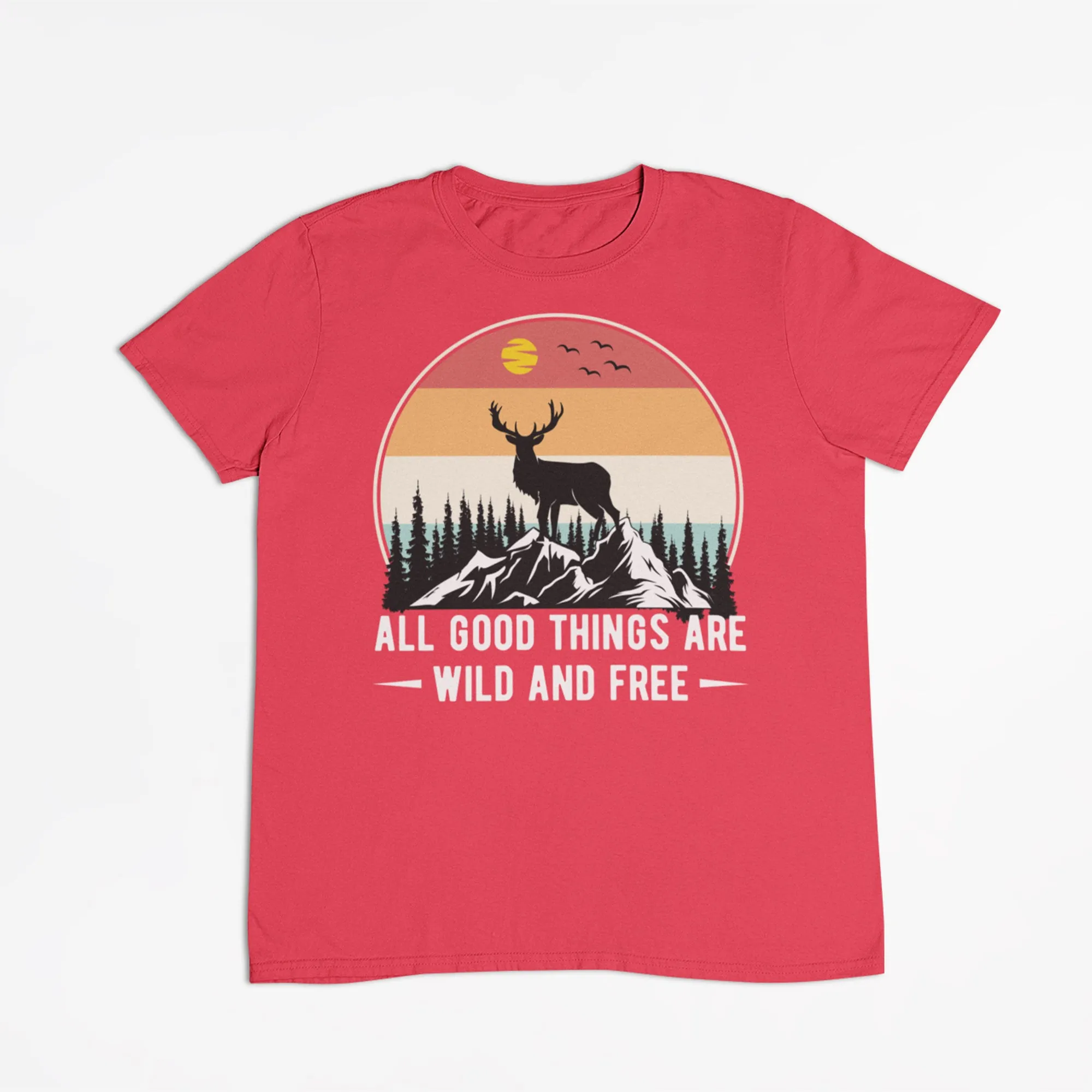 Kids Tee - 100% Cotton Wild and Free