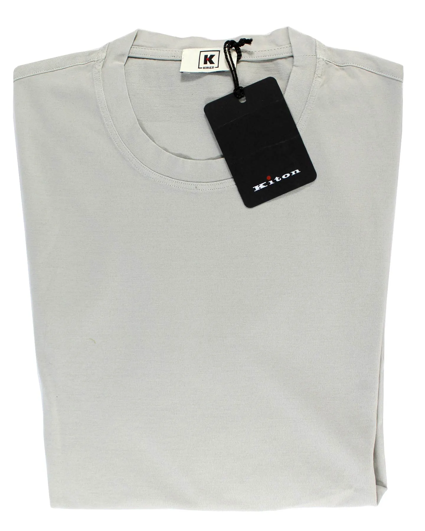 Kired Kiton Longsleeve T-Shirt Gray Crêpe Cotton EU 52 / L SALE