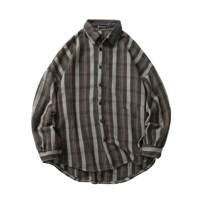 [Korean Style] 3 Colors Nova Plaid Casual Shirts