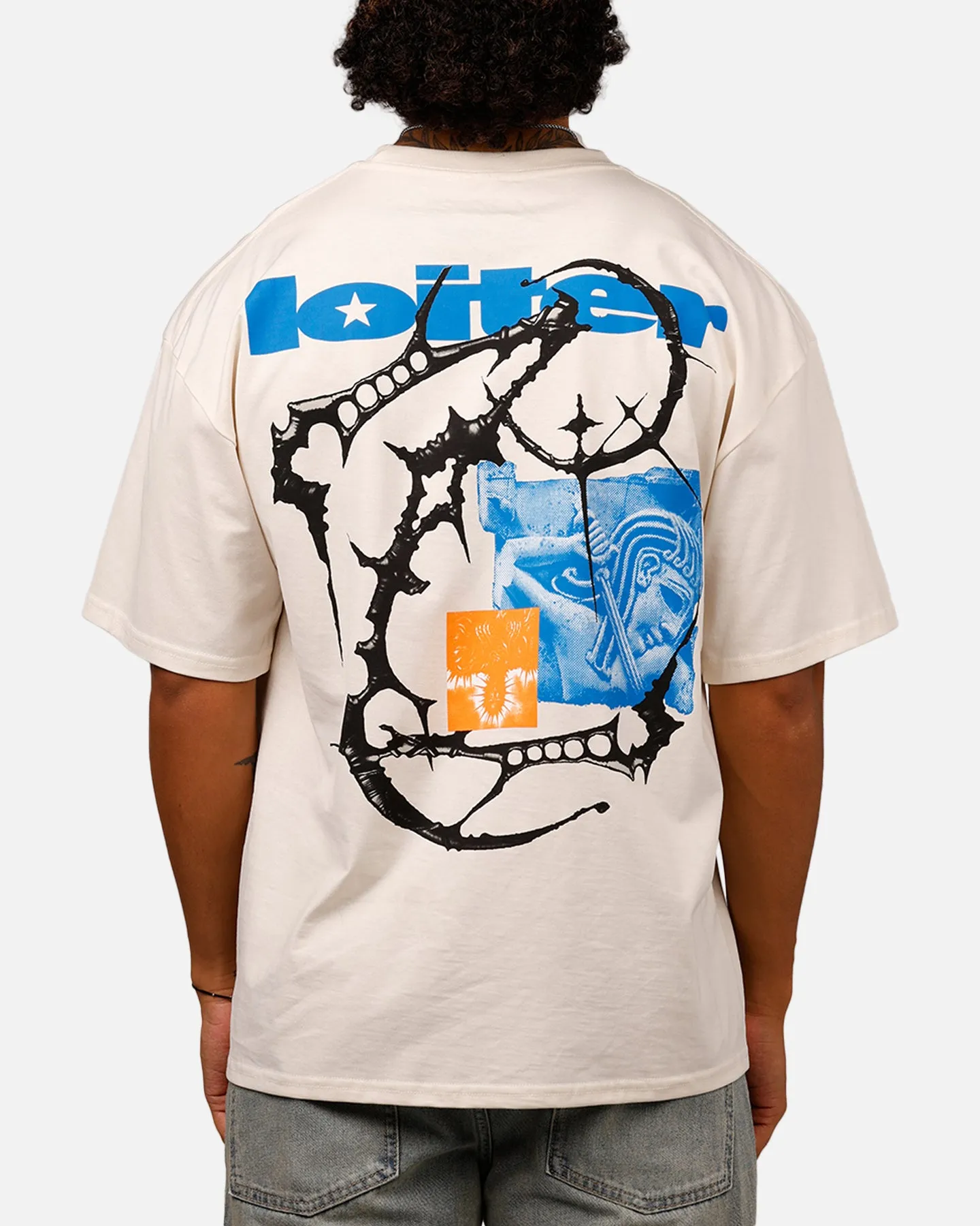 Loiter Empire T-Shirt Off White