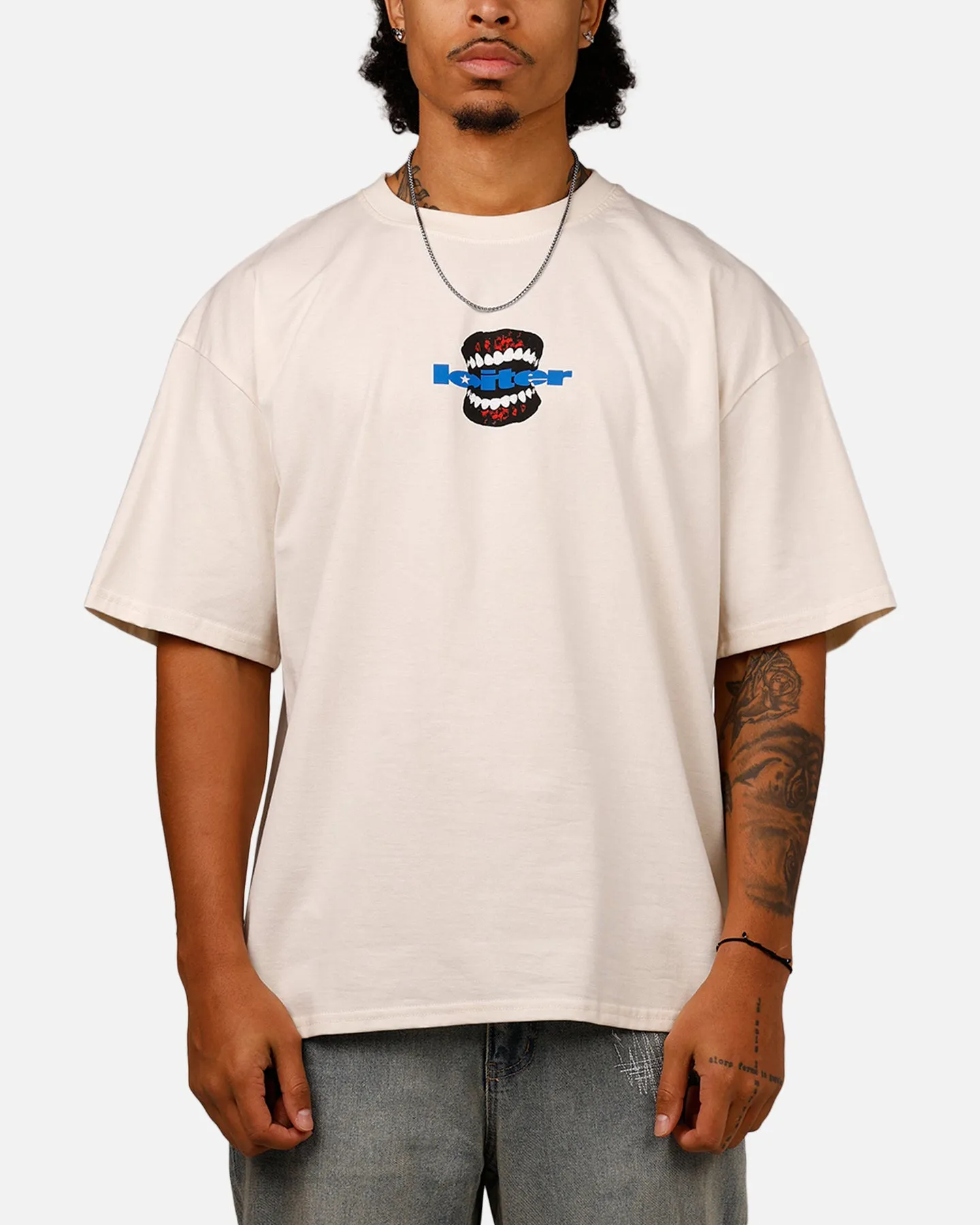 Loiter Empire T-Shirt Off White