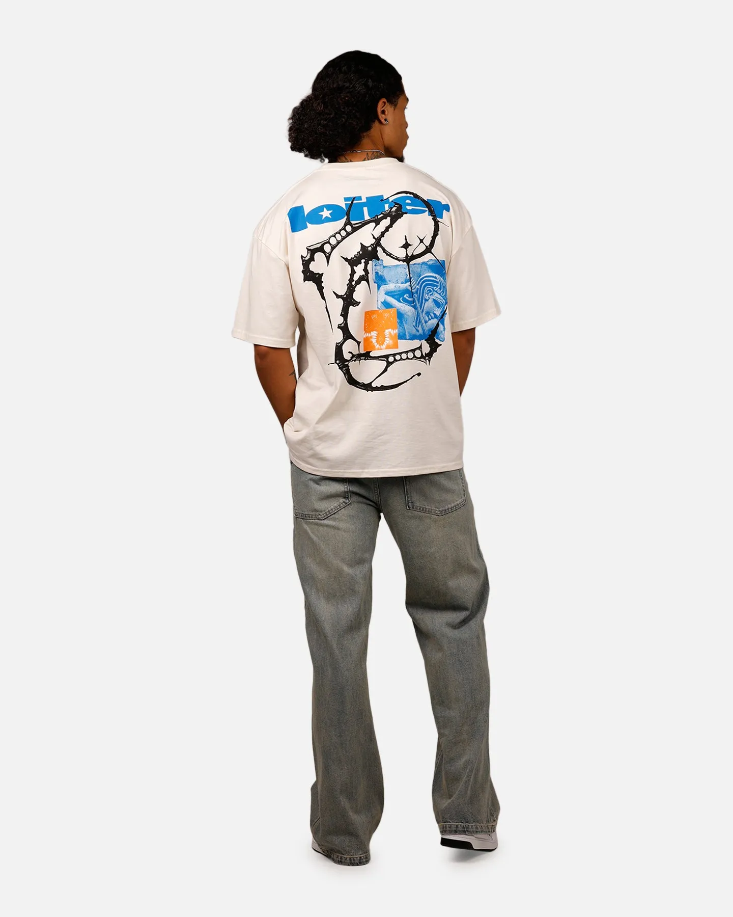 Loiter Empire T-Shirt Off White