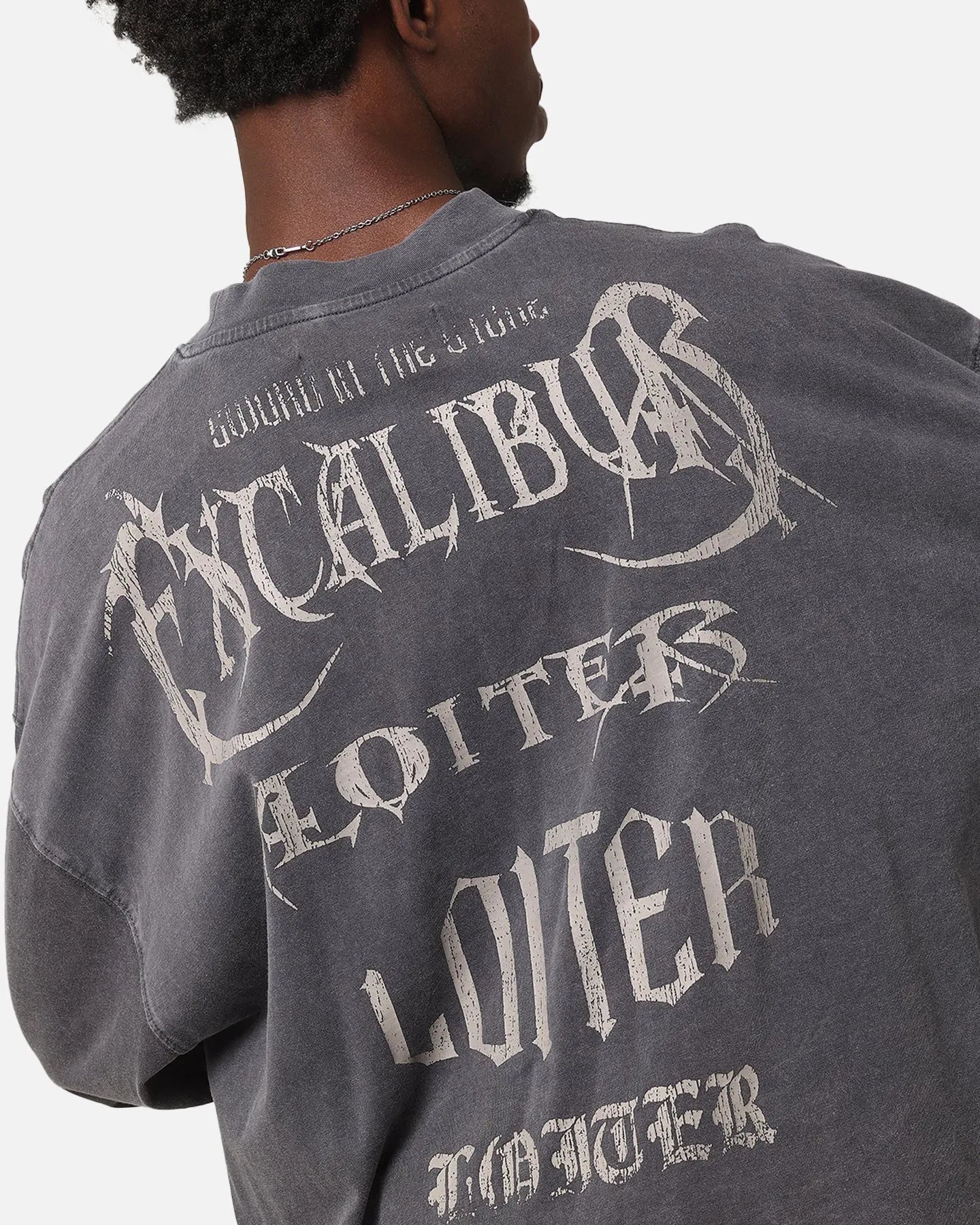 Loiter Excalibur Long Sleeve T-Shirt Washed Black