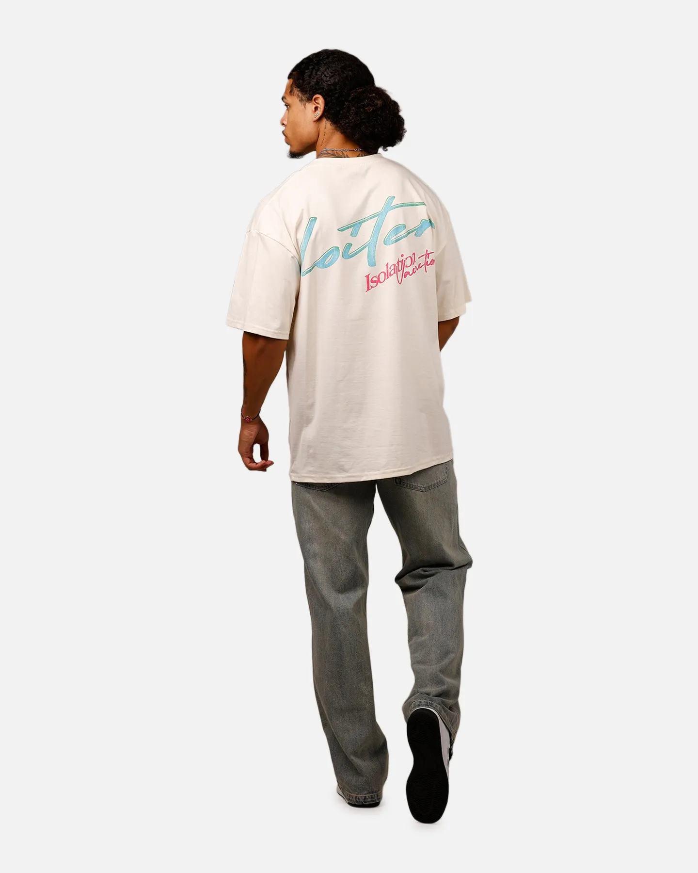 Loiter Isolation Vacation T-Shirt Off White