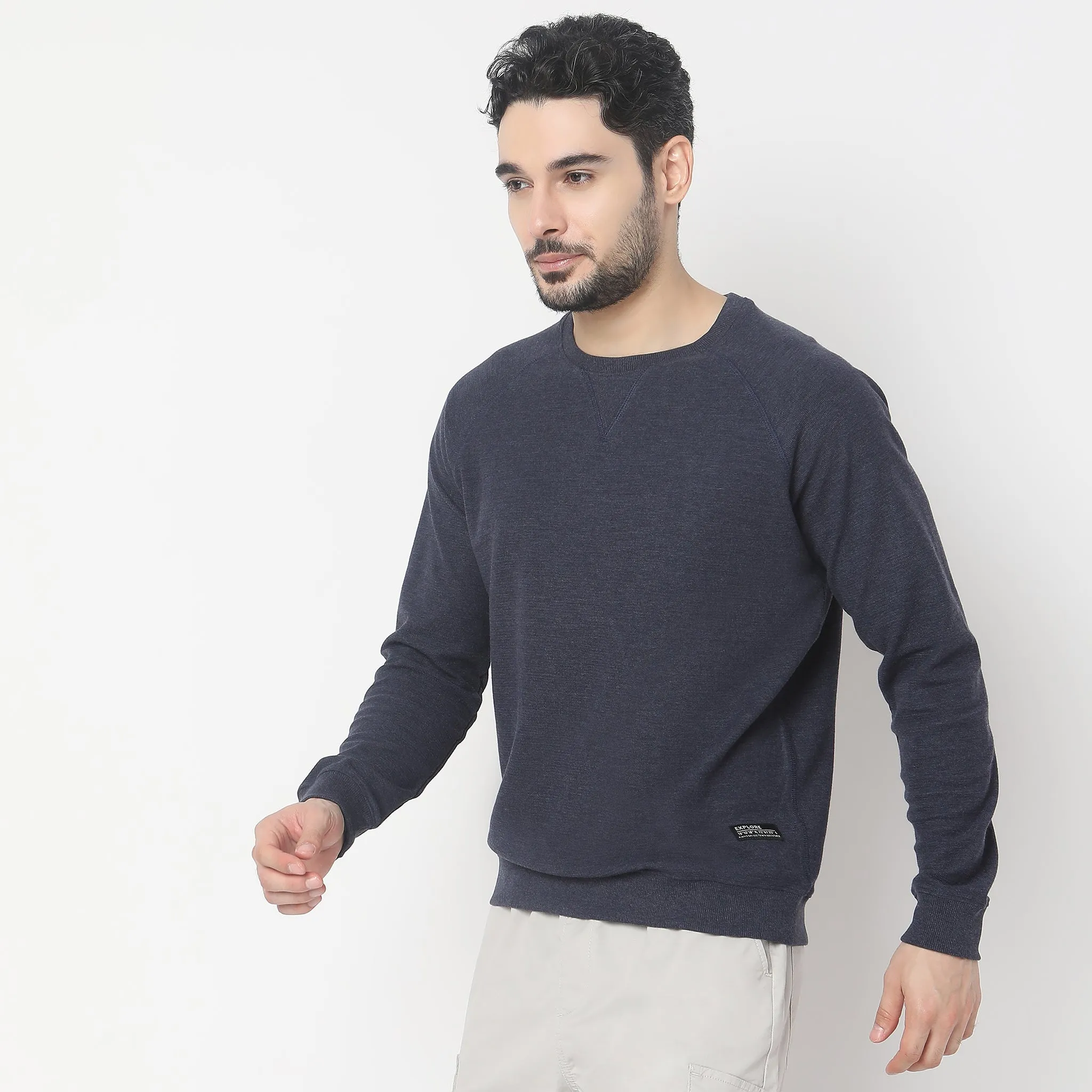 LumberJack™ Authentic Pull Over with Micro Structure Comfort Blend - Regular Fit Solid Tees