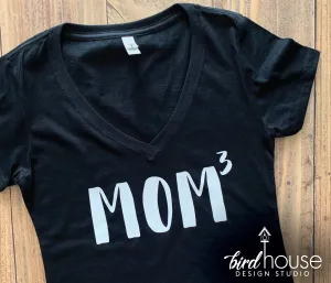 Mom Cubed, Mom3, Custom Shirts for Moms