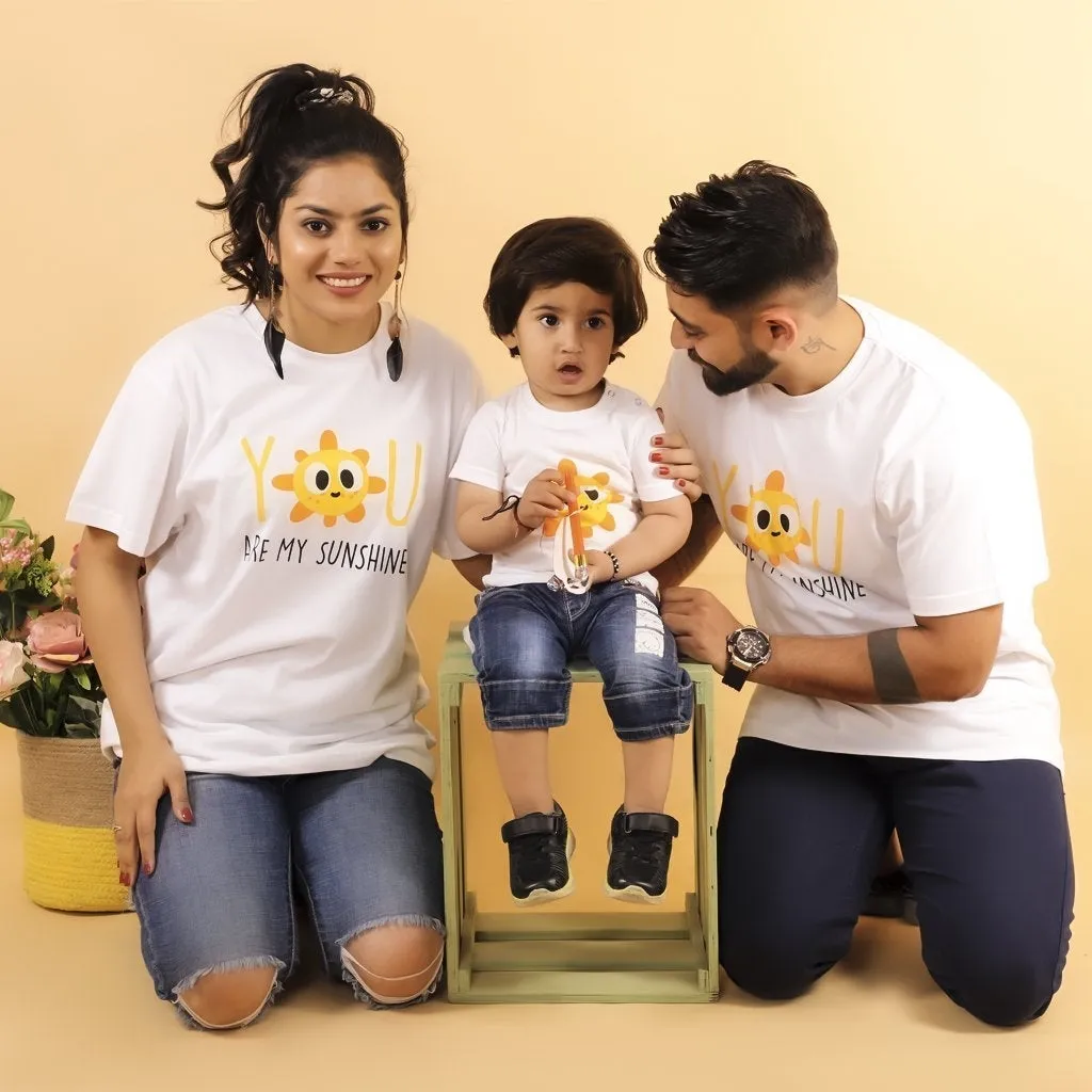 My Sunshine Matching Family T Shirts- Combo of 3