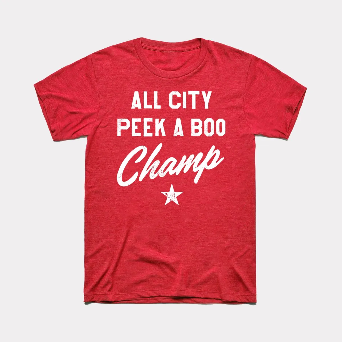 Peek A Boo Champ Adult Unisex Tee