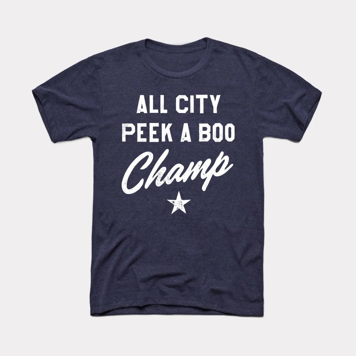 Peek A Boo Champ Adult Unisex Tee