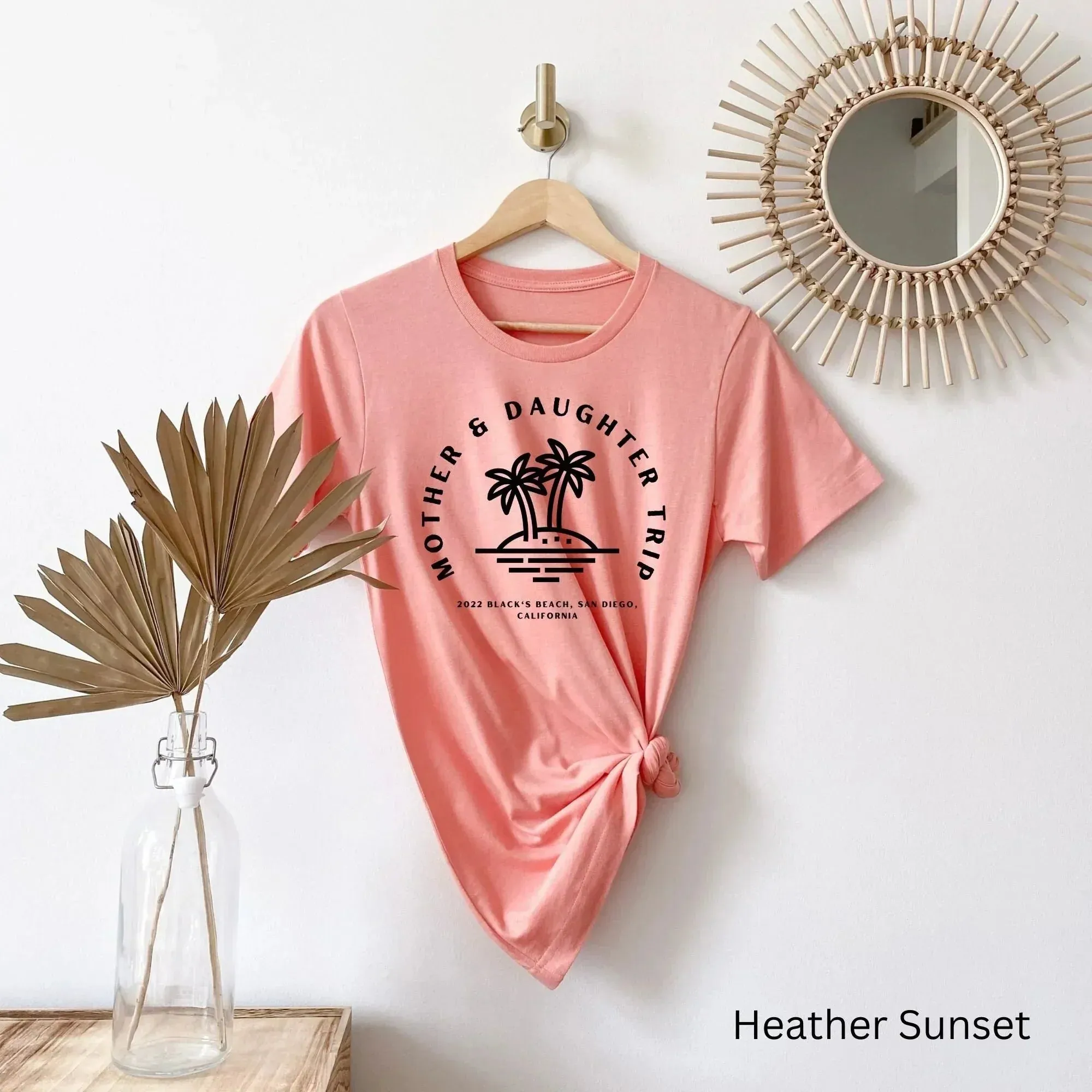 Personalized Mother Daughter Vacation Shirts