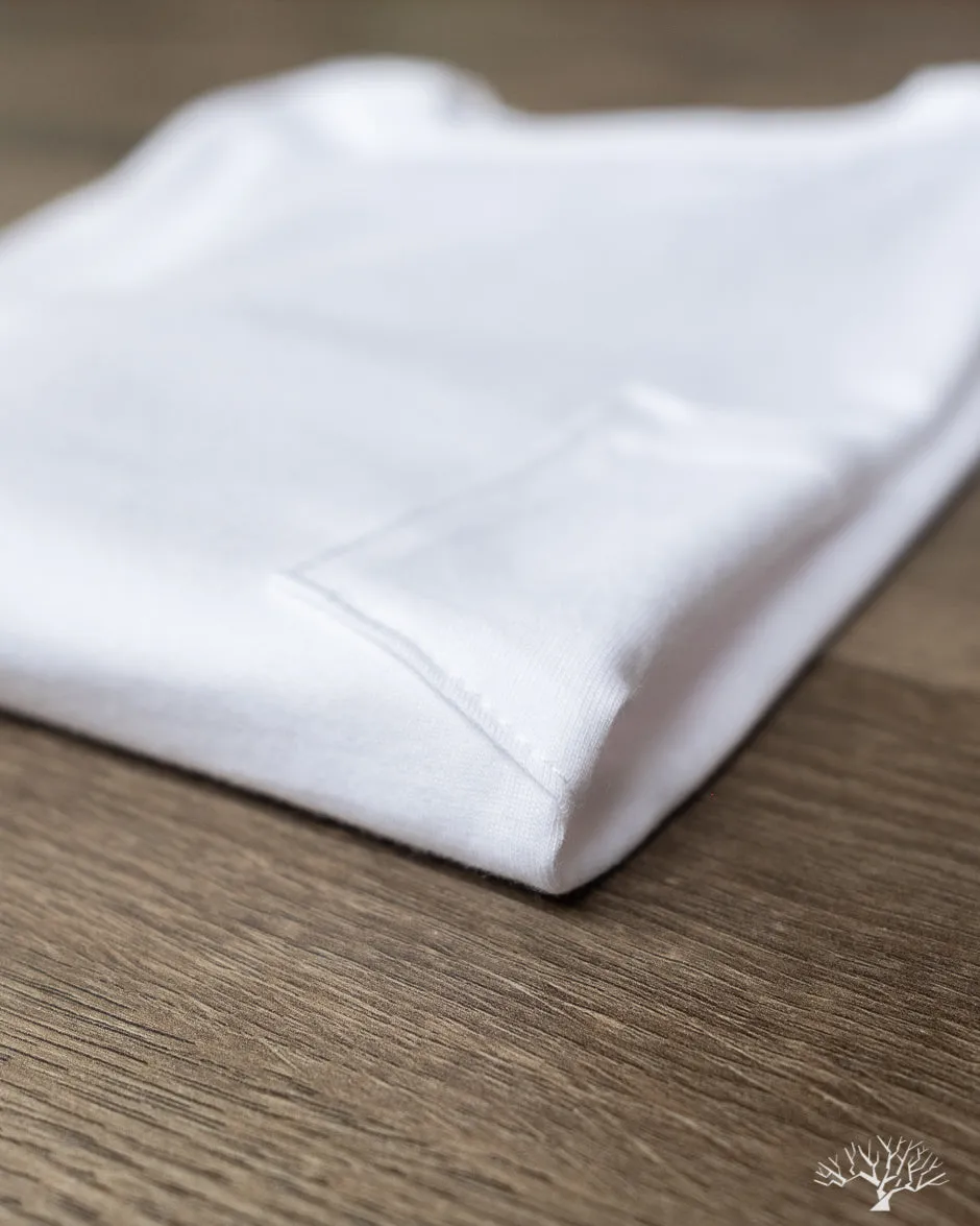 Pima Cotton Pocket Tee - White