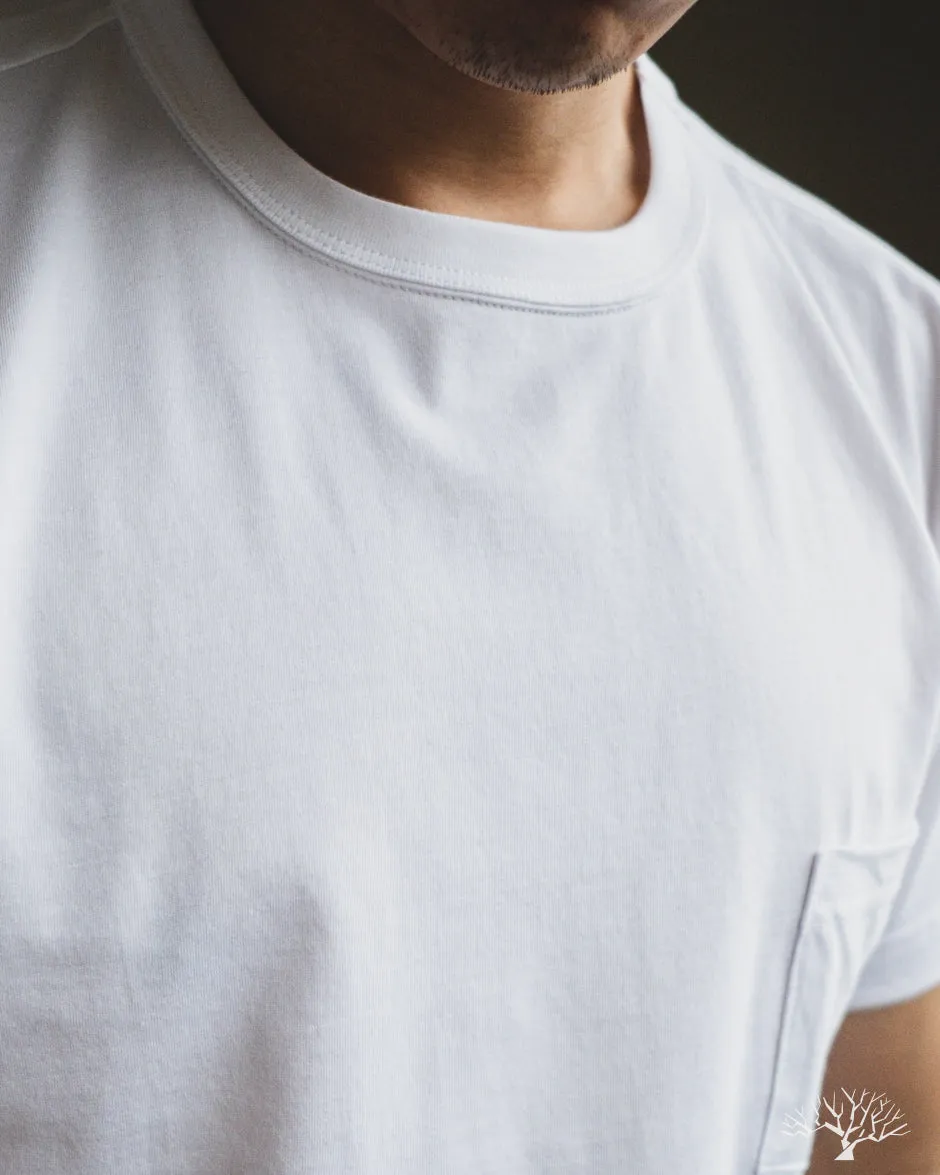 Pima Cotton Pocket Tee - White