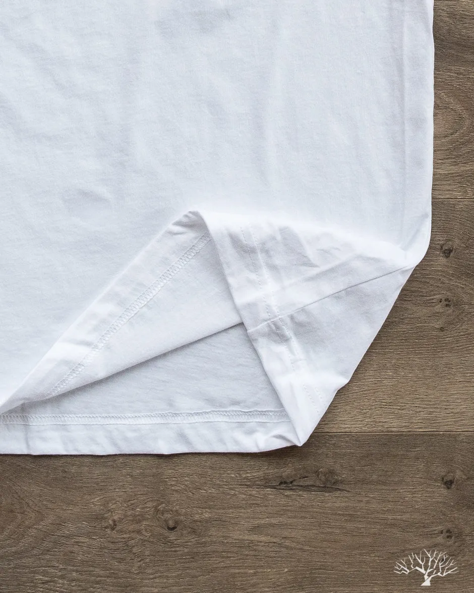 Pima Cotton Pocket Tee - White