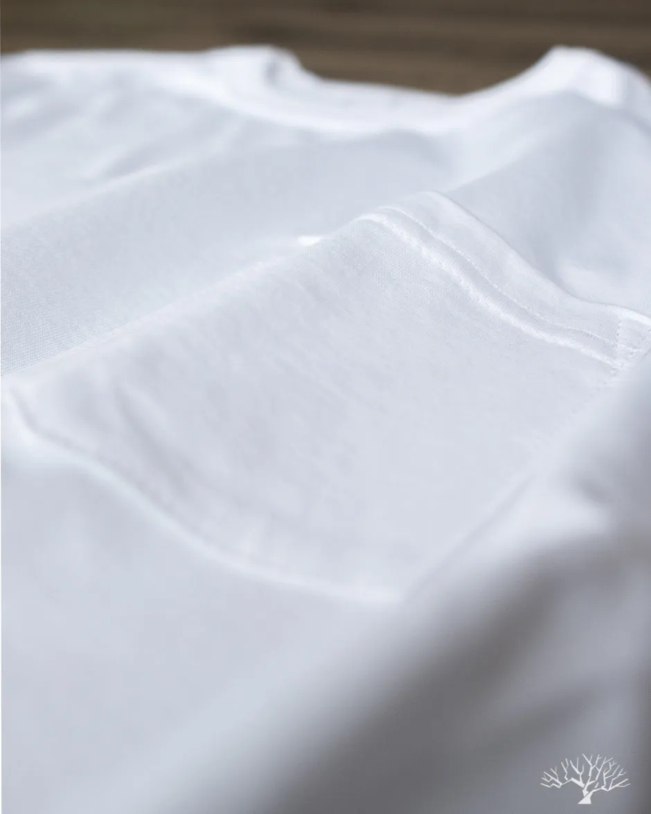 Pima Cotton Pocket Tee - White