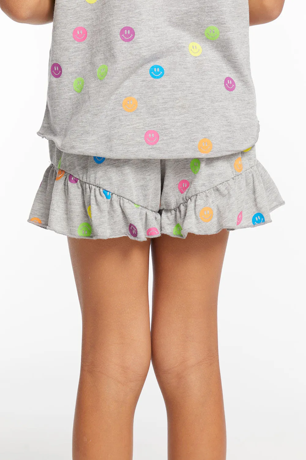 Rainbow Smiles Girls Shorts